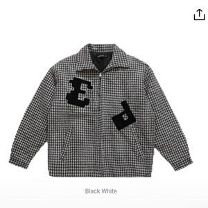 NWT Editorial Department Black And White Houndstooth Versatile Jacket SIZE XL